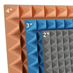 Pyramid Acoustic Foam 2,3 & 4 inch