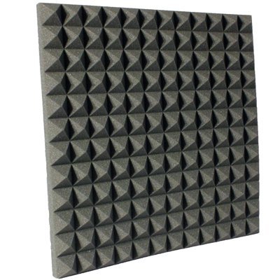 2 inch Charcoal Pyramid Acoustic Foam