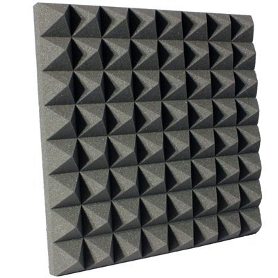 3 inch Charcoal Pyramid Acoustic Foam