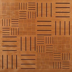 perforated panel parquet 300