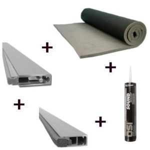 door soundproofing industrial kit