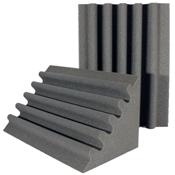 acoustic foam corner trap charcoal