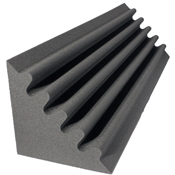 acoustic foam corner trap charcoal